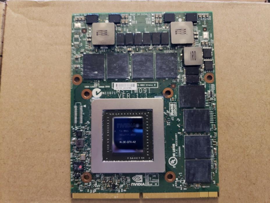 NVIDIA GTX 680M 4GB Vidio card from a MSI GT70