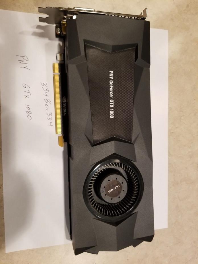 PNY NVIDIA GeForce GTX 1080 GRAPHICS CARD 8GB VCGGTX10808PB