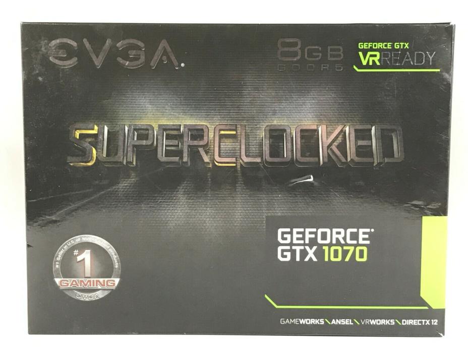 EVGA GeForce GTX 1070 SC GAMING 3.0 Black Edition 8GB GDDR5 (08G-P4-5173-KR)
