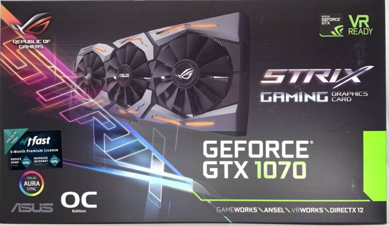 BRAND NEW ASUS GeForce GTX 1070 ROG STRIX