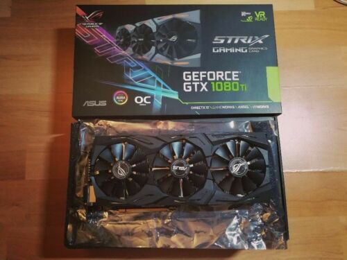 ASUS GeForce GTX 1080 Ti STRIX ROG 11GB GDDR5X GAMING Video Card