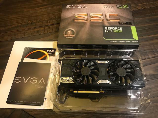 EVGA GeForce GTX 1060 GAMING 6GB GDDR5 Video Card