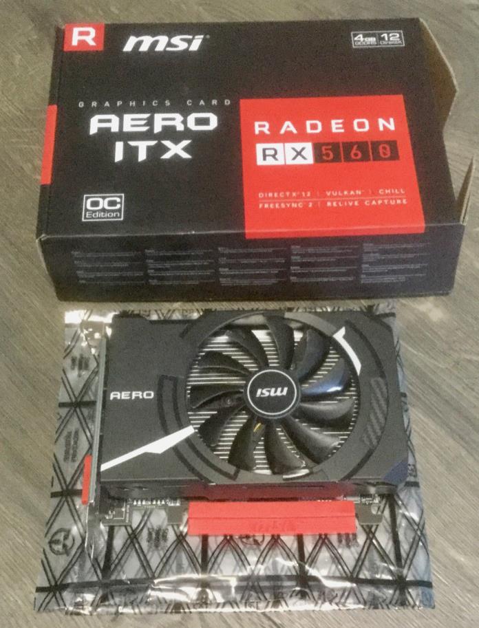 MSI Aero RX560 4GB Graphics Card