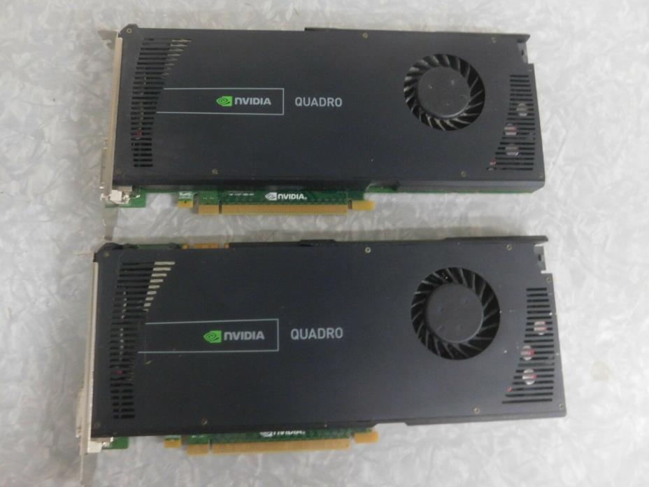 1x Dell Nvidia Quadro 4000 2GB GDDR5 PCI-E Video Card 06WTYT *No Display