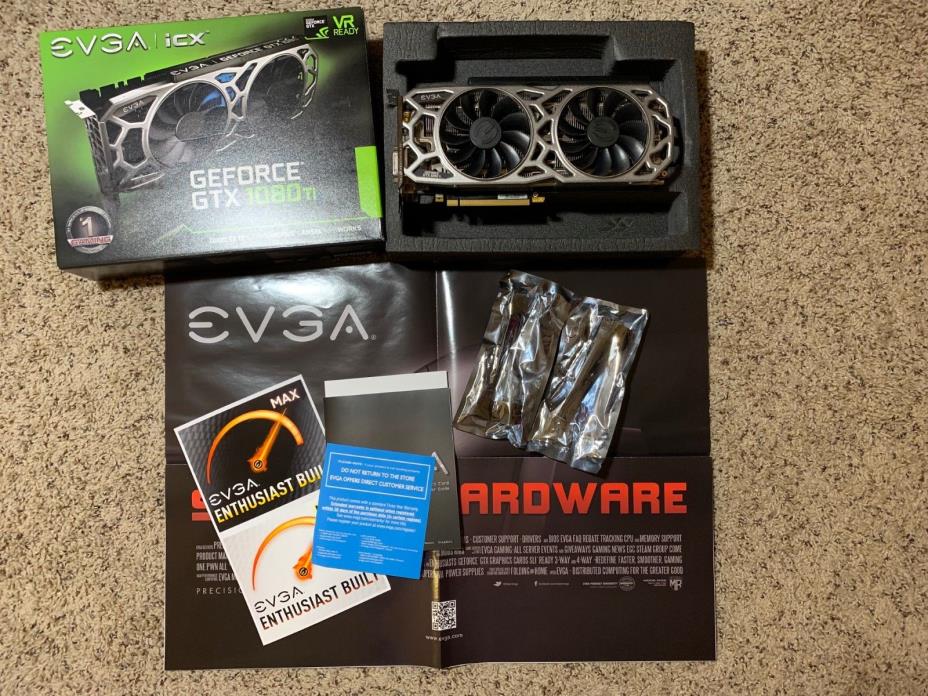 EVGA Geforce GTX 1080 11GB (11G-P4-6593-KR) Graphics Card