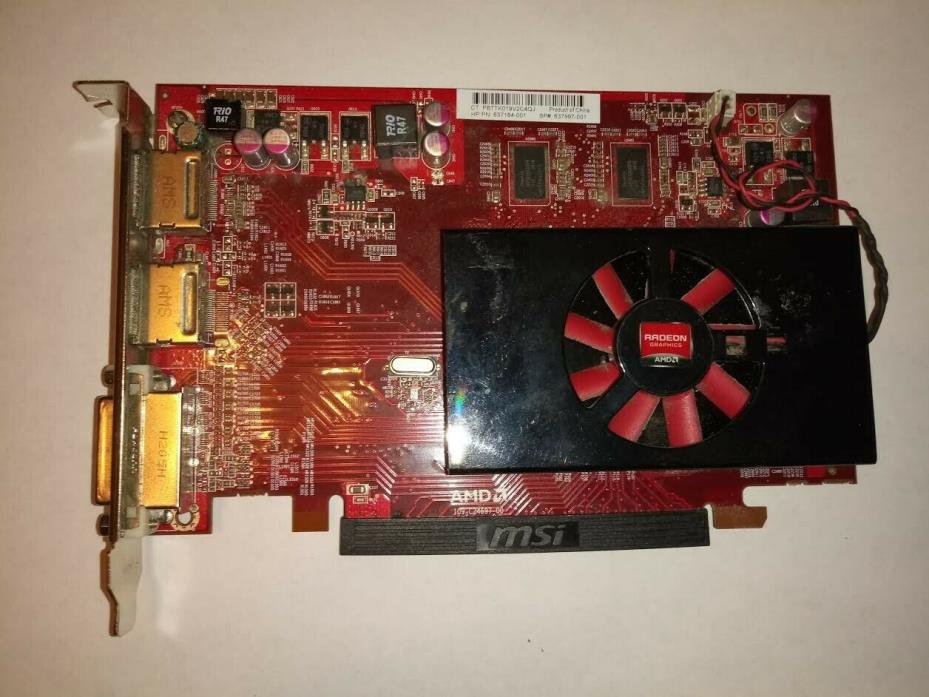 AMD Radeon HD 6570 1GB DDR3 64-Bit PCIe 109-C24697-00 Used in Good Condition