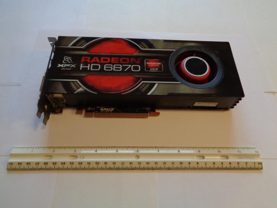 XFX AMD Radeon HD 6870 (HD-687A-ZNFC) 1GB / 1GB (max) GDDR5 SDRAM PCI Express x1