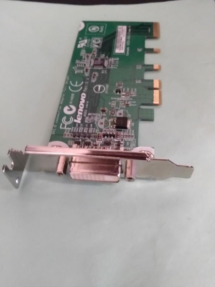 IBM Lenovo ADD2 DVI-D PCI-E x16 Low-Profile Video Card 43C0258 FRU43C0258