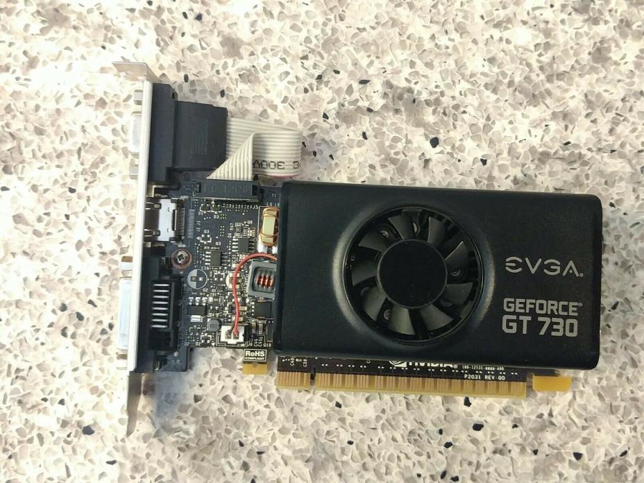 EVGA GeForce GT 730 2GB GDDR5 Graphics Card