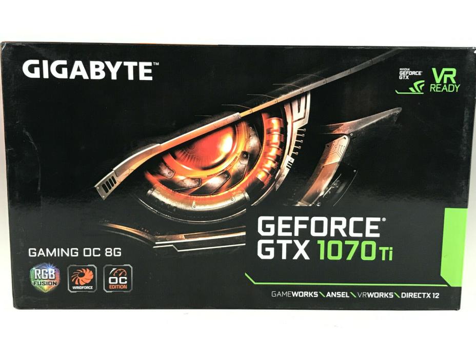 GIGABYTE GeForce GTX 1070 Ti OC Gaming Graphics Card (GTX 1070 Ti GAMING OC 8G)