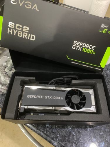 EVGA GeForce GTX 1080 Ti SC2 HYBRID GAMING, 11G-P4-6598-KR, 11GB GDDR5X, HYBRID