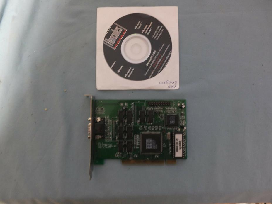 Hercules Stingray Pro PCI Graphics Video Card with Hercules Driver CD
