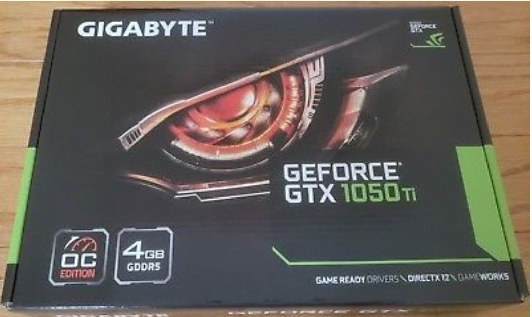 GIGABYTE GeForce GTX 1050 TI 4gb Graphics Card GV-N105TOC-4GL