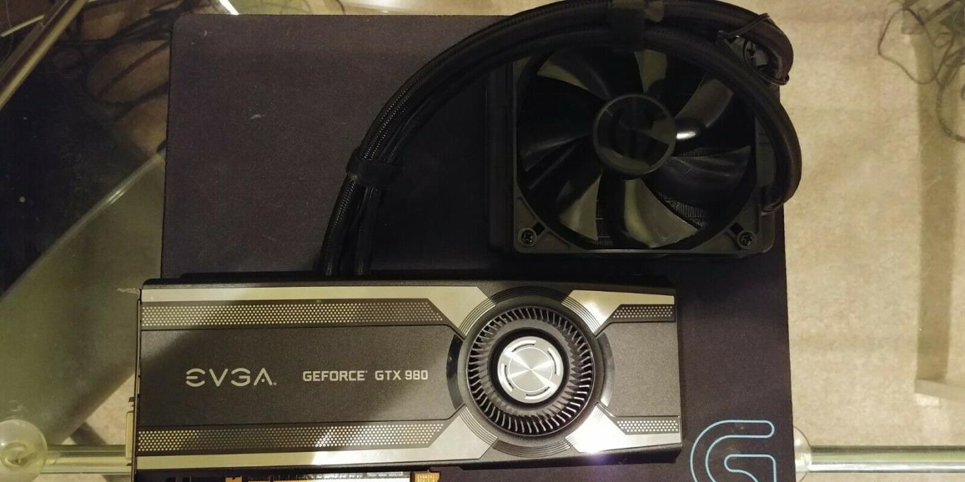 EVGA GeForce GTX 980 HYBRID GAMING - 04G-P4-1989-RX EVGA - 1,500 mhz+