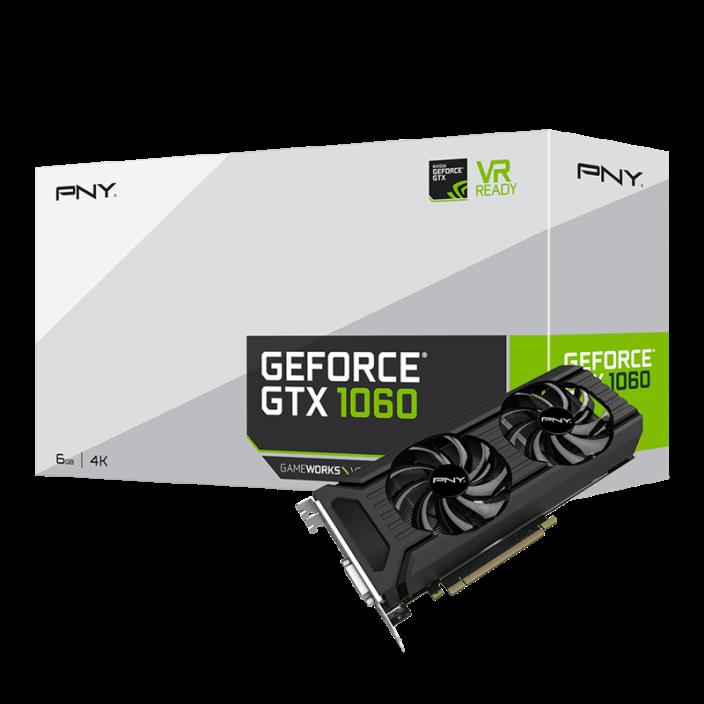 PNY GeForce GTX 1060 6GB Graphics Card - (VCGGTX10606PB)