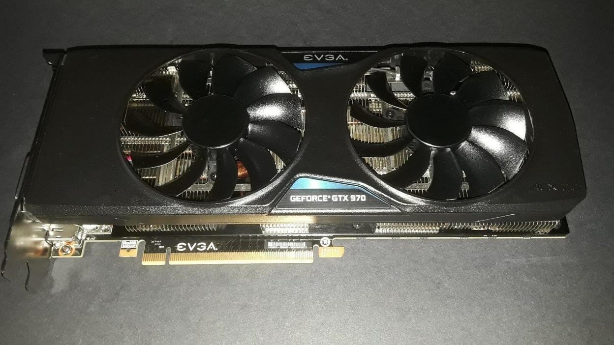 EVGA GeForce GTX 970 4GB SSC ACX 2.0+ Gaming Graphics Card  04G-P4-3975-KR