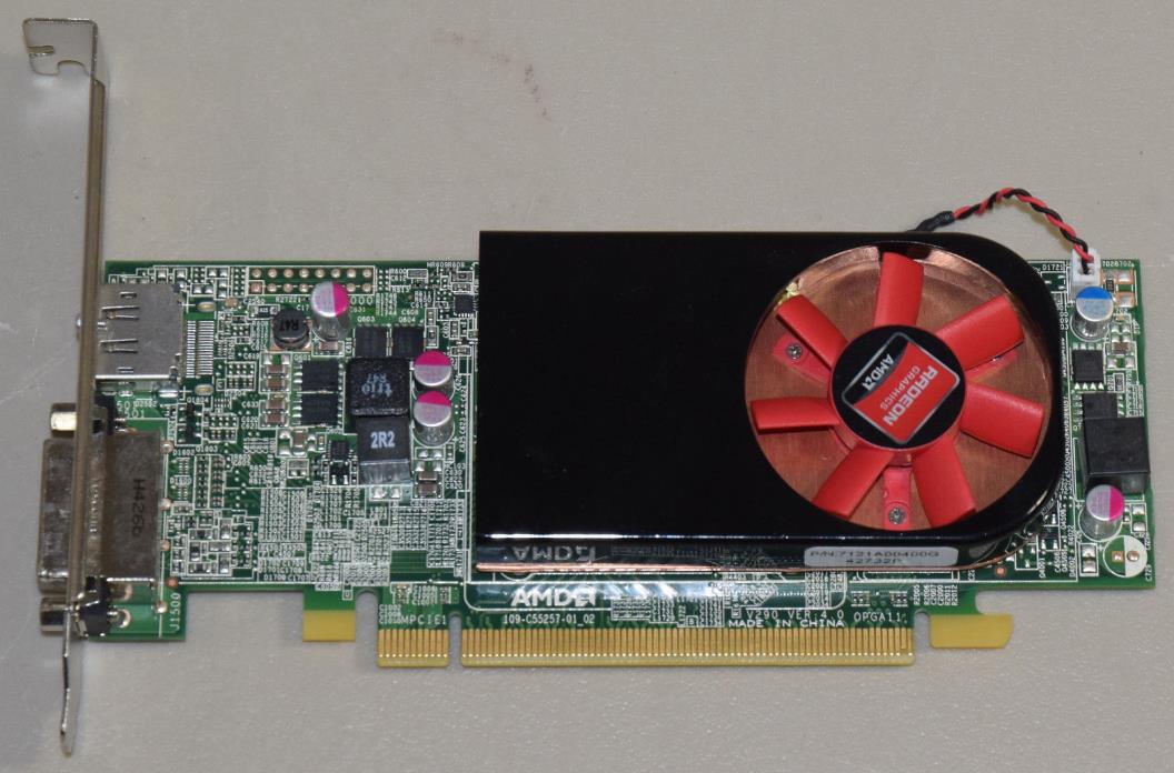 Dell AMD Radeon R7 200 Series Full Height Video Card PCI Express x8 2GB GDDR3
