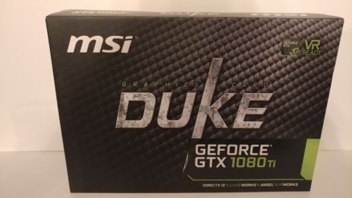 MSI GeForce GTX 1080 Ti DUKE 11G OC - Nvidia VR -  in original box