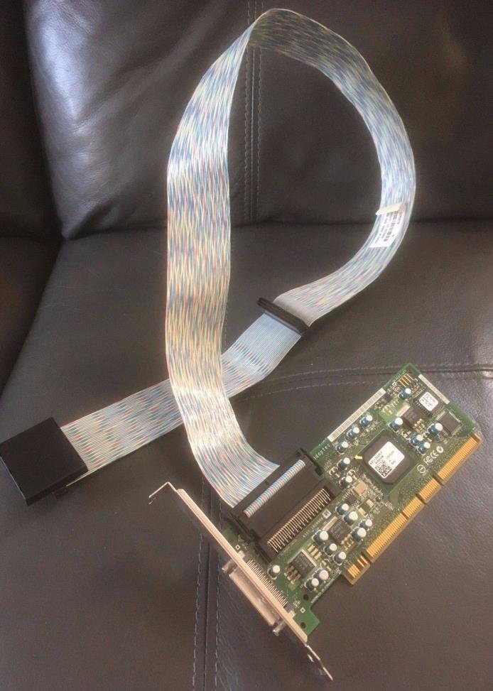 Adaptec AHA- 29320LP PCI SCSI Card UNIVERSAL PCIX133 with scsi cable 68 pin