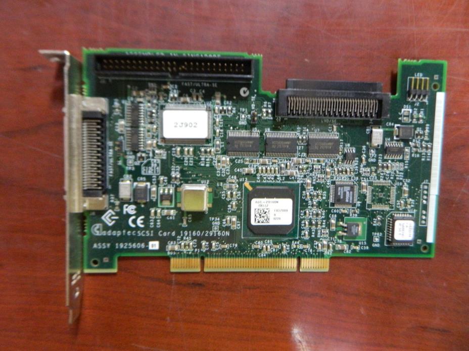 Adaptec SCSI Card 1925607-00 REV A Internal 02J902