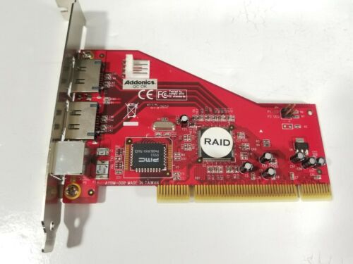 Addonics AD2SAP-E 2-port SATA PCI Storage Controller RAID eSATA 1.5Gb/s PCI/66