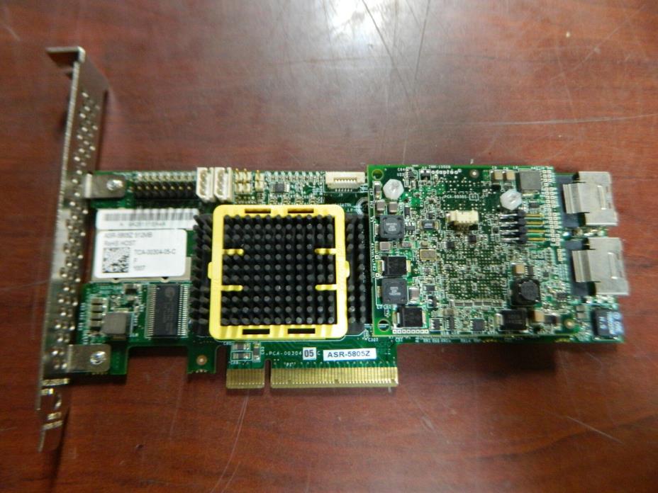 Adaptec ASR-5805Z 512MB 8-port raid controller with FH Bracket
