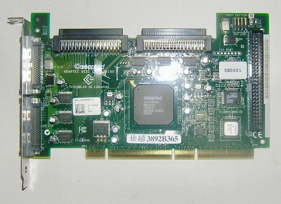 *NEW*  Adaptec 39160 SCSI PCI-X Adapter Card *NEW*