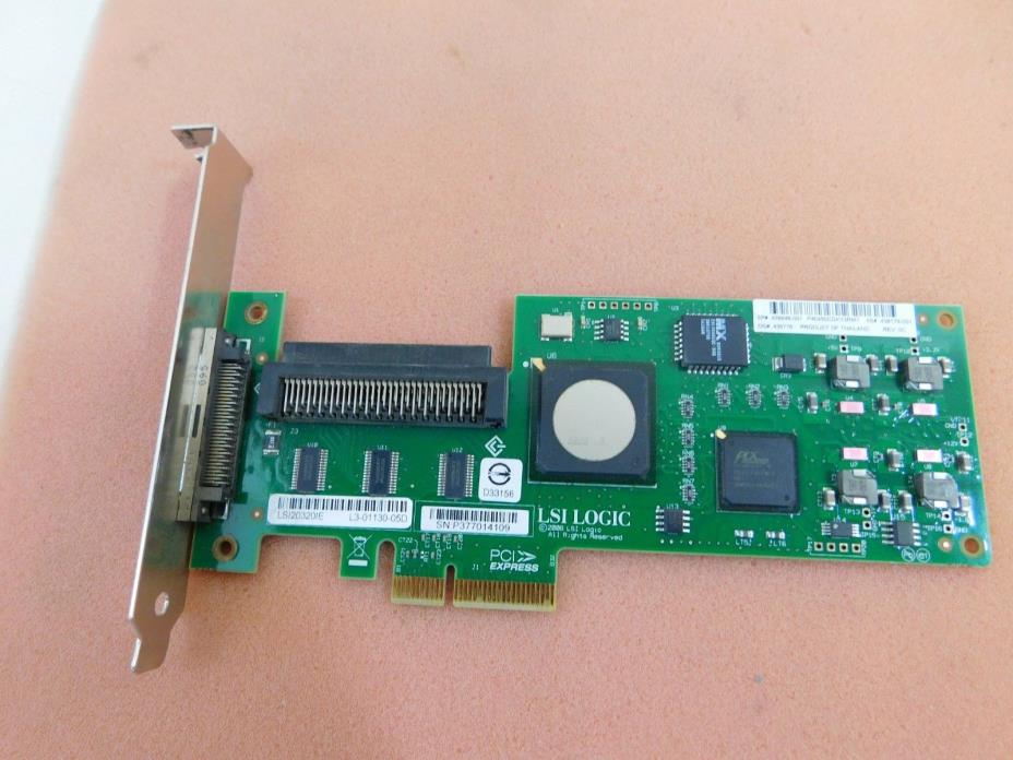HP 439946-001 LSI Logic LSI20320IE SCSI U320 LVD Controller PCI-e Card