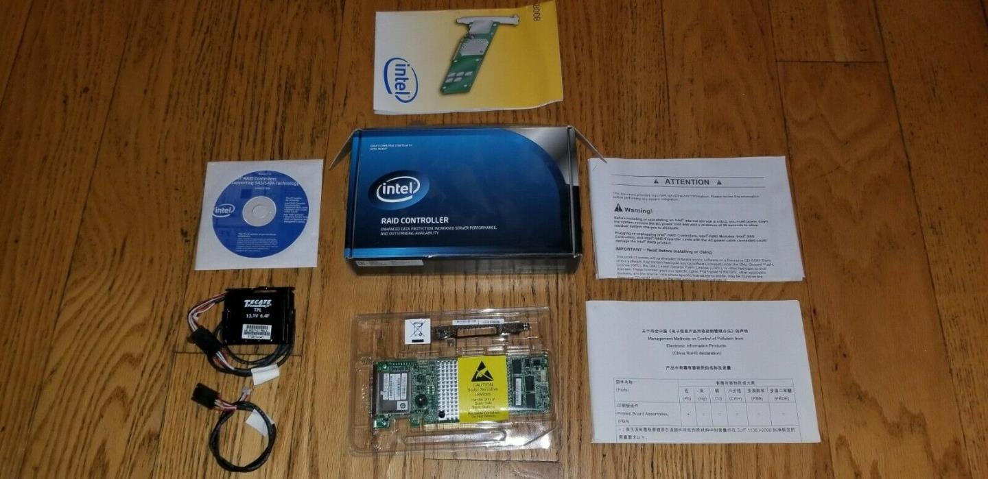 Intel RS25SB008 PCI-Express 3.0 x8 Low Profile Ready SATA/SAS RAID Controller