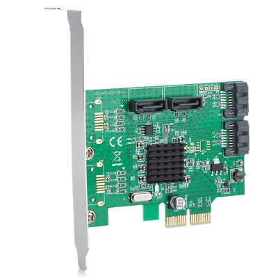 New Marvell9230 Chipset SATA 6Gbps PCI-Express RAID Controller Card Green