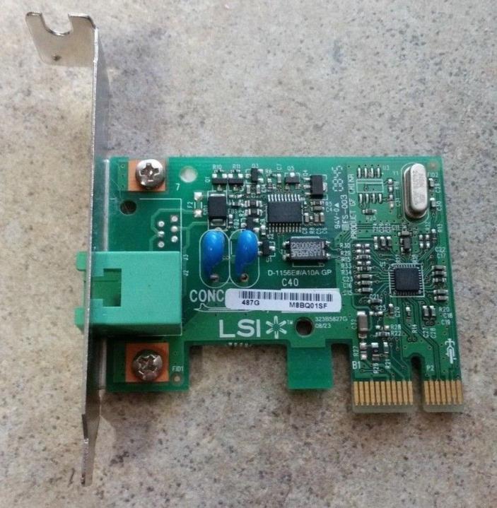 LSI Concorde C40 PCIe SFF Low Profile Modem Card