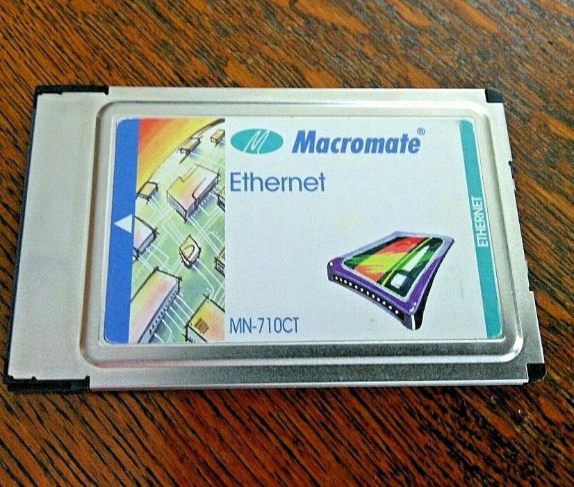 Laptop Ethernet PC Card MQ4EC2T Modem Network Parts Macromate MN710CT Adapter