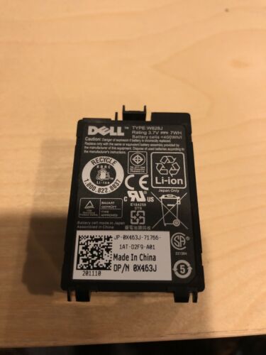 DELL PERC 5i 6i BATTERY FOR POWEREDGE M610 M910 X463J