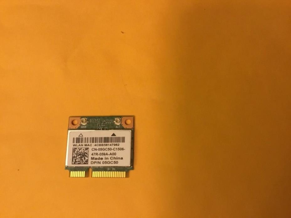 Original Dell WiFi Bluetooth Mini PCI-e Card 05GC50