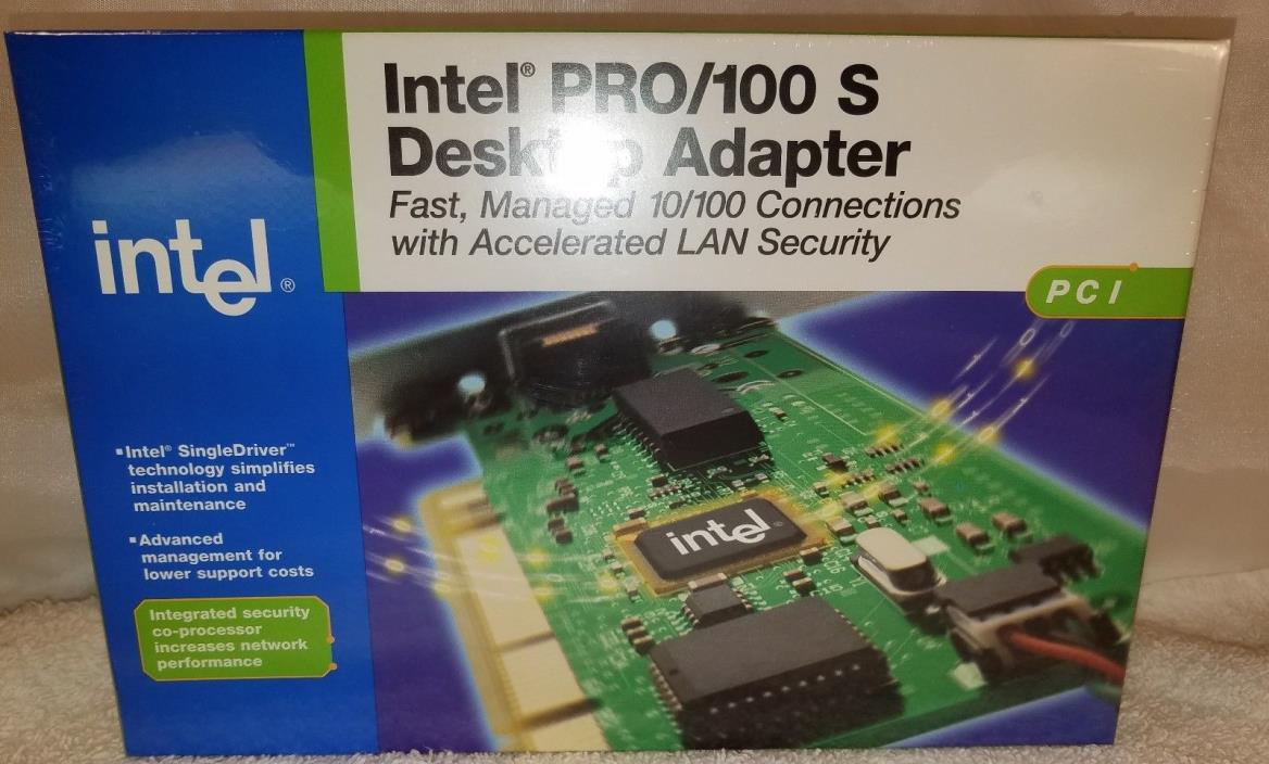 Intel PRO/100 S Desktop Adapter server 32 PCI 168 Bit encryption 10/100 network