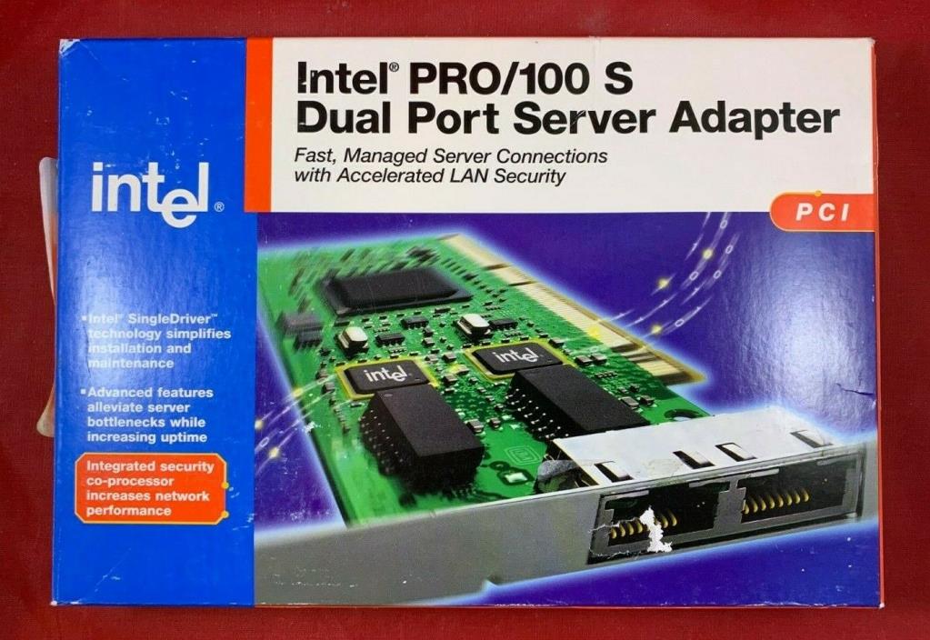 Intel PRO/100 S Dual Port Server Network Adapter PCI Card D33025
