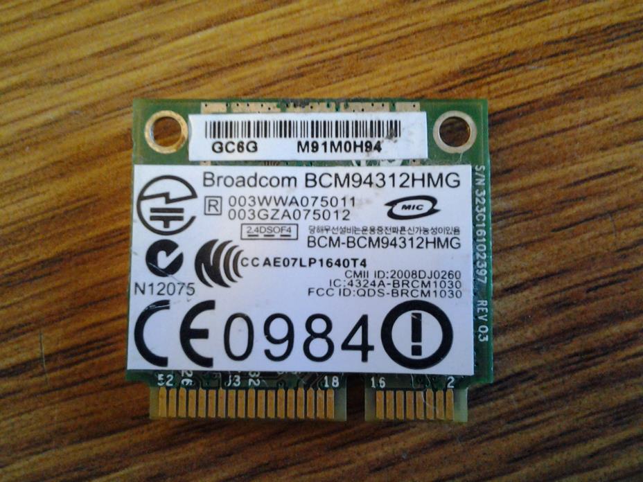 Broadcom BCM9431HMG BCM4312 Half Wireless WIFI Mini PCLE Card