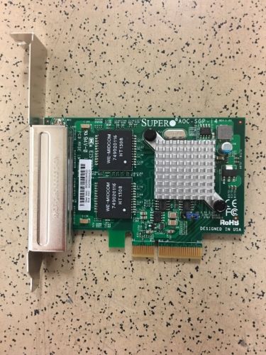 Supermicro AOC-SGP-I4 4-Port Full-Profile Gigabit Ethernet Card Short Footprint