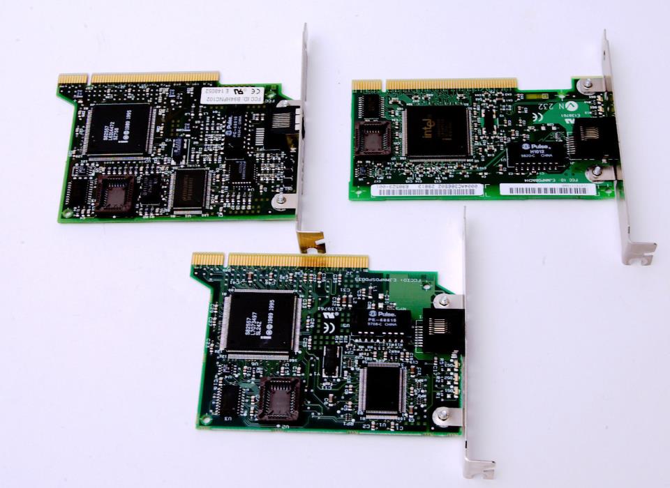 Lot of 3 PCI 100/10 Ethernet Adapters  IBM 08L2550