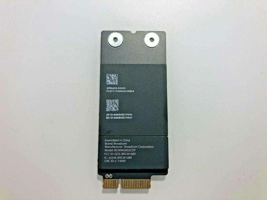 Original Apple A1418 A1419 Airport (Wifi+Bluetooth), 653-00005 or 653-00011