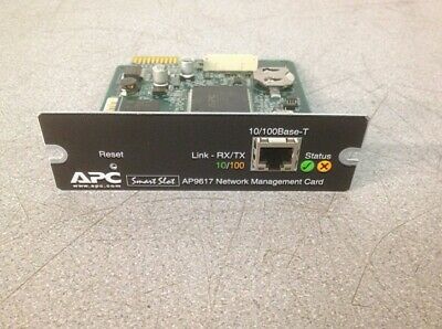 APC AP9617 UPS Smart Slot Network Management Card 10/100Base-T Network Card