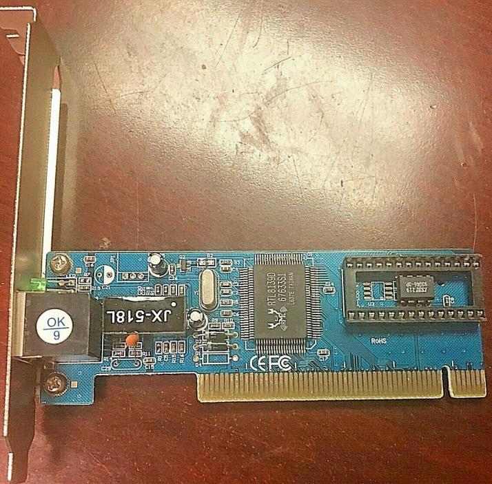 Zonet Zen3200 JX-518L RTL8139D 10/100Mbps Fast Ethernet Network Adapter PCI Card
