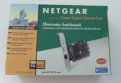 Netgear GA622T 100/1000Mbps Copper Gigabit Ethernet Card