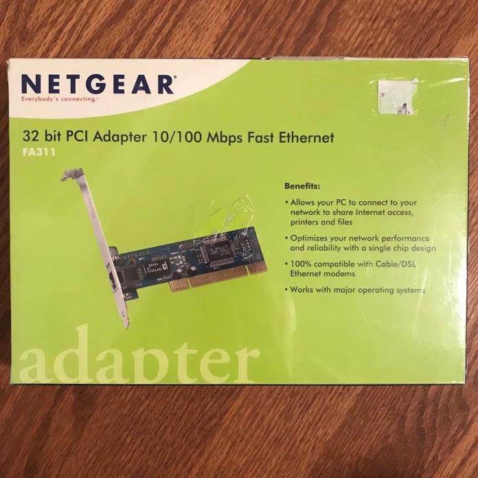 NETGEAR FA311 Network Adapter PCI 10/100Mb LAN