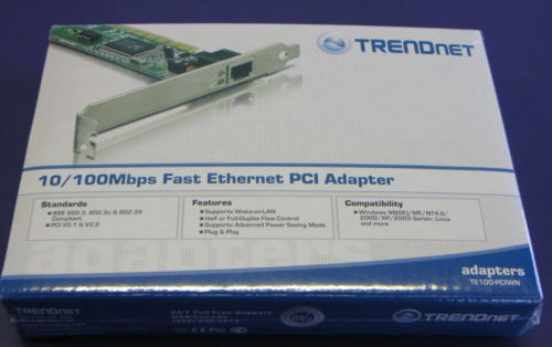 TRENDNET 10/100 MBPS FAST ETHERNET PCI ADAPTER
