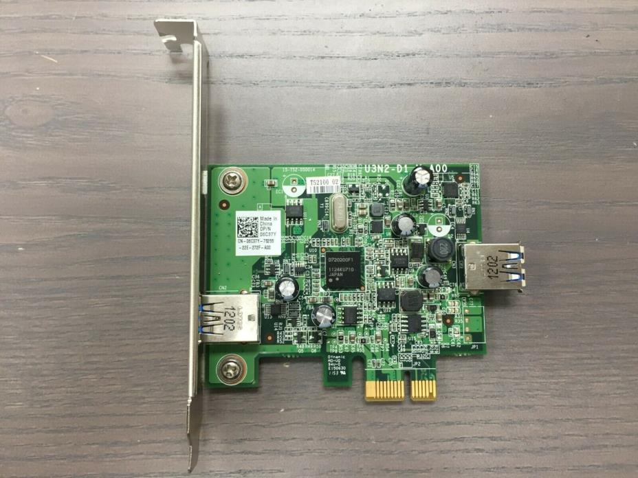 DELL  USB 3.0 PCI-E Expansion Card Full Height 6C37Y