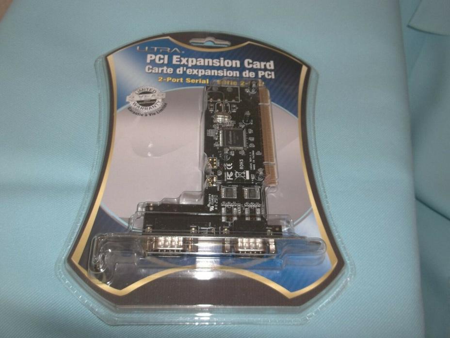 Ultra PCI Expansion Card-2 Port, U12-40738 Serial DB9 Bi-Directional 460.8Kbps