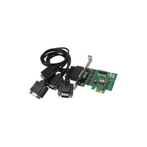 SIIG CyberSerial 4S PCIe Dual Profile 16950 Serial I/O Card JJ-E40011-S3