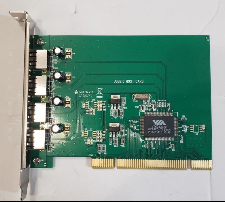 USB 2.0 CARD BUS / USB 2.0 PCI HOST CARD - VIA Vectro VT6212L
