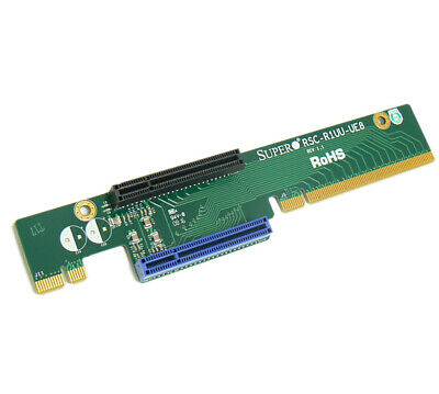 Supermicro 1 UIO, 1 PCI-E x8 1U Riser Card left Side  (B-Side Orientation) RS...